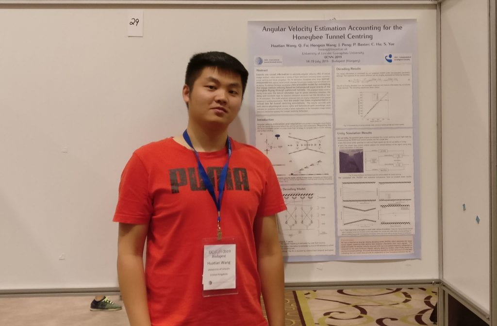 Hongxin Wang attending the International Joint Conference on Neural Networks (IJCNN) July 2019 