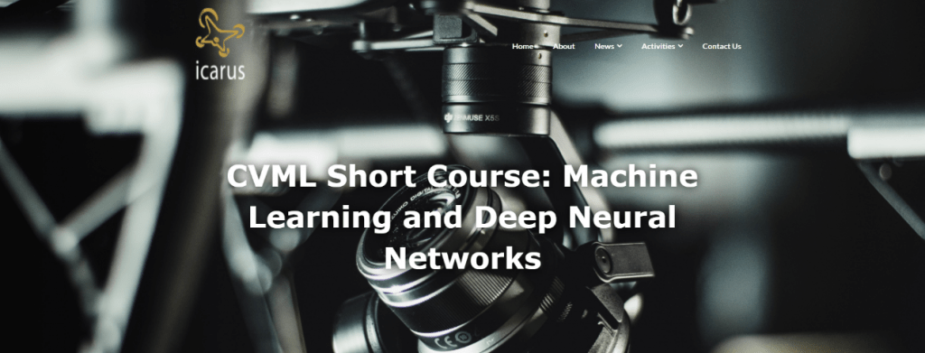 Nikolas Andreakos Attends CVML Short Course: Machine Learning and Deep Neural Networks
